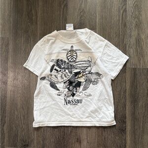 White Nassau Bahamas Graphic T-Shirt